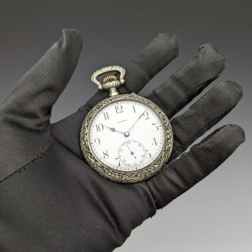 瑞士製造復古 Enigma 懷錶帶馬雕塑合金錶殼做工良好